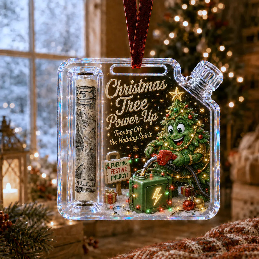 Christmas Fuel-Up Cash Gift Ornament