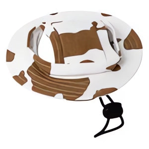 Personalized Multicolor Milk Pattern Adjustable Pet Bucket Hat with Embroidered Name Pet Daily Wear Birthday Gift for Pet Mom Dad Pet Lovers