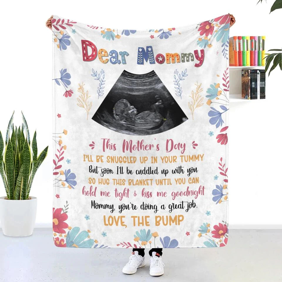 Personalized Blanket - Gift For Mom - Mommy, You Are Doing Great