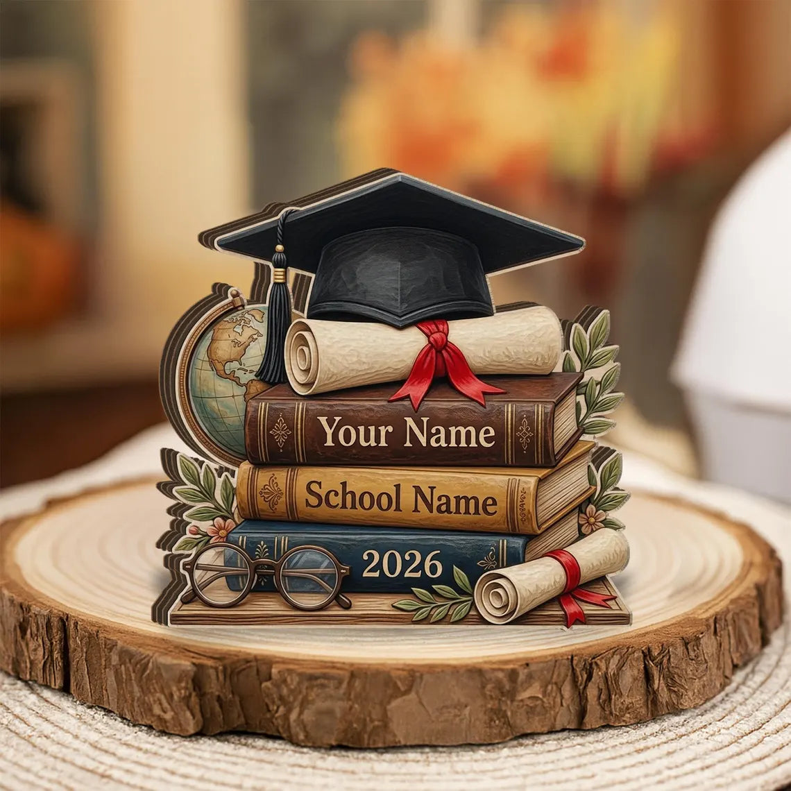 🎓Personalized Graduation Wooden Block