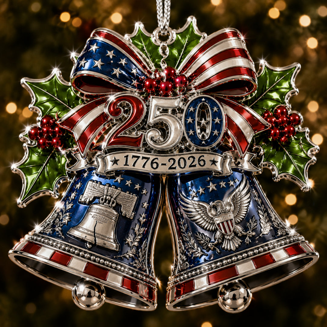 🇺🇸 America 250th Anniversary Christmas Ornament