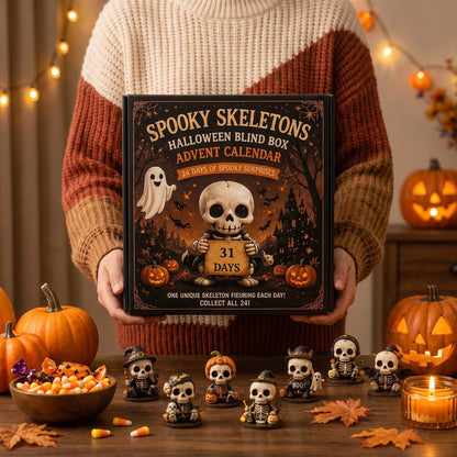 💀Spooky Skeletons Halloween Advent Calendar – 31 Days of Creepy Cute Surprises!