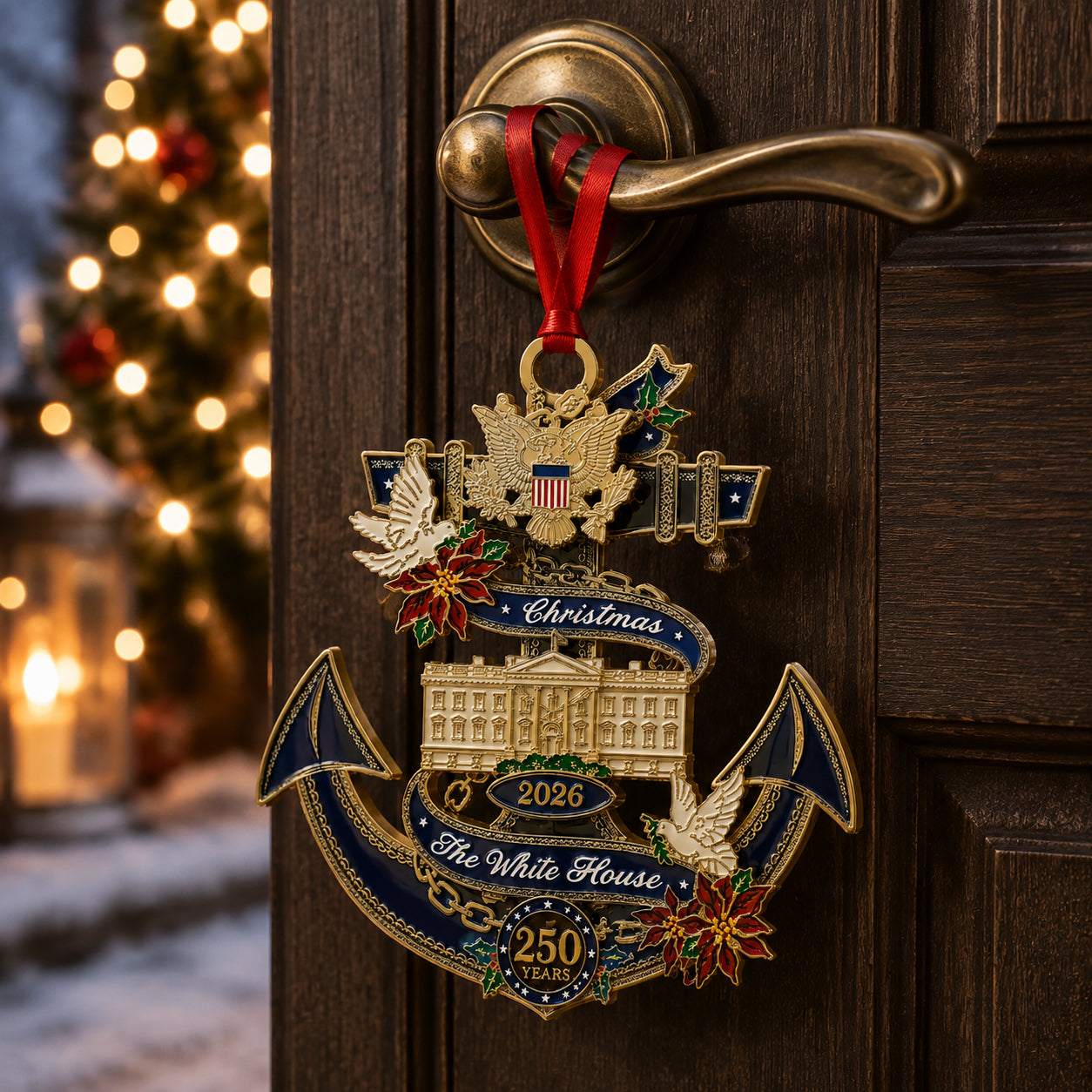250th Anniversary Golf Christmas Ornament