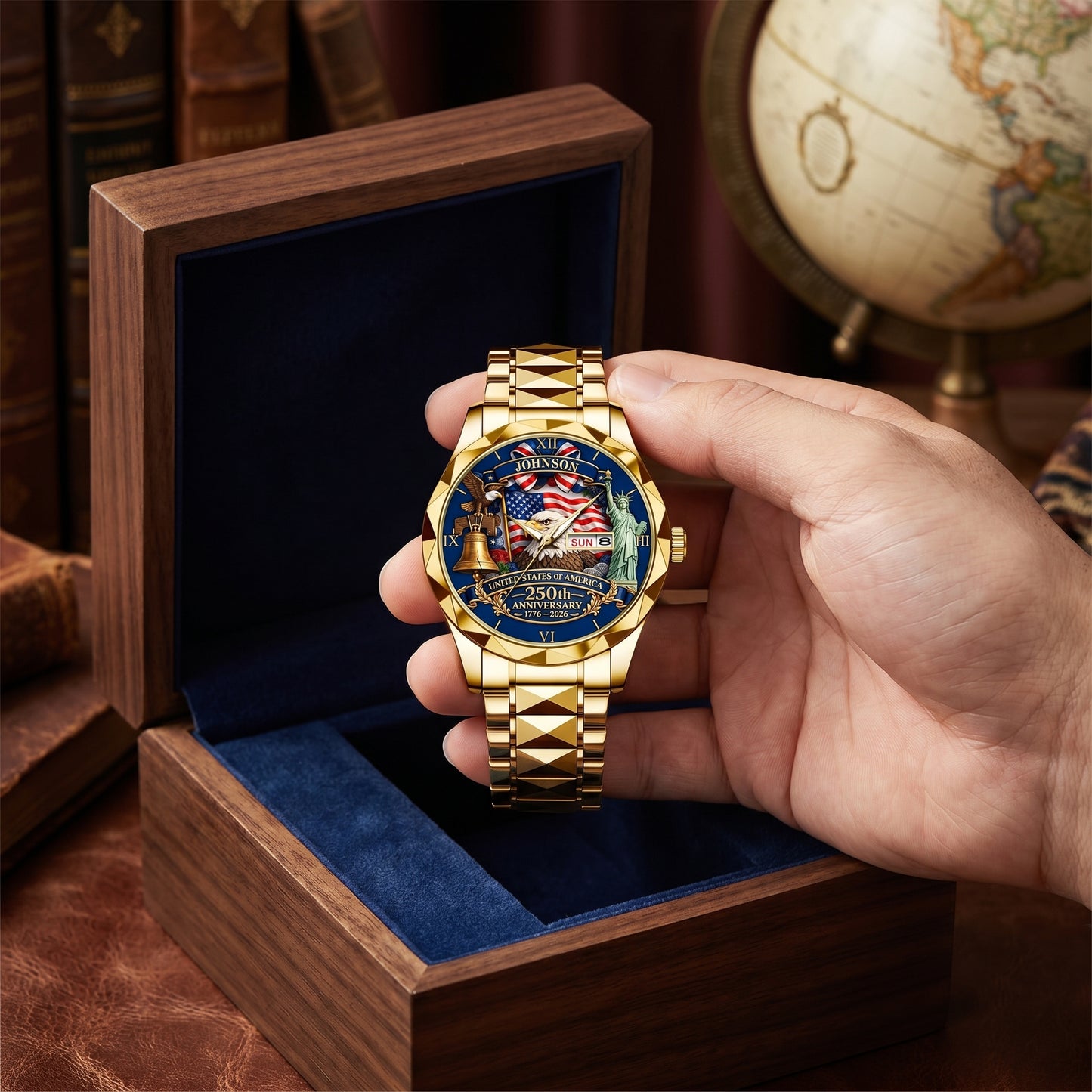 Personalized United States 250th Anniversary Watch