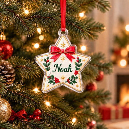 ✨❤️ Personalized Name Christmas Ornament