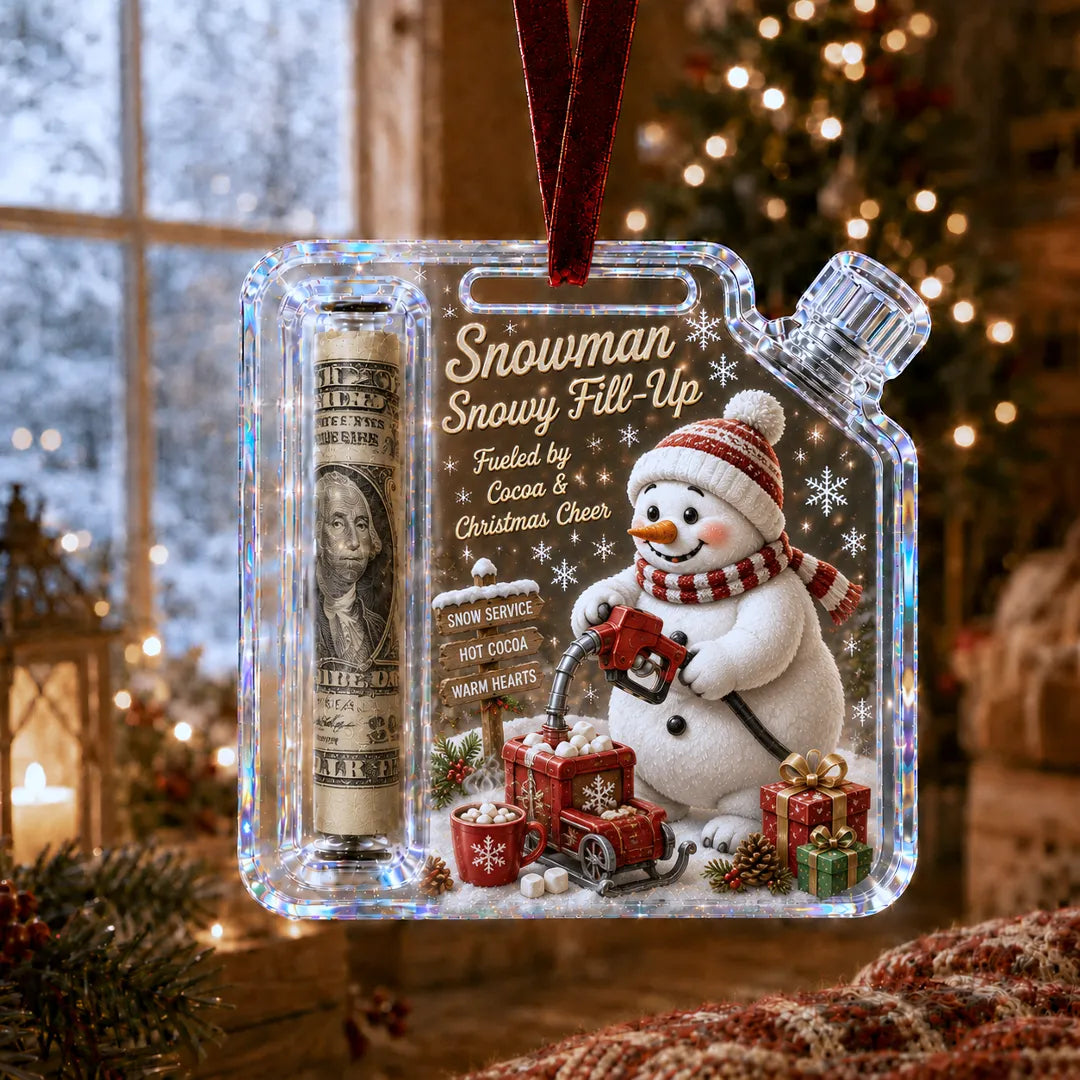 Christmas Fuel-Up Cash Gift Ornament