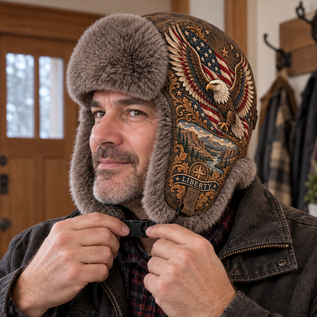 🦅 American Eagle Liberty Trapper Hat
