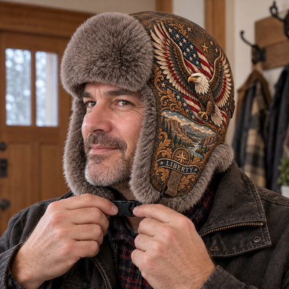 🦅 American Eagle Liberty Trapper Hat
