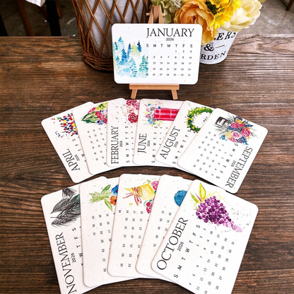 🌱 2027 Seed Paper Calendar – Grow a Garden Month by Month, A Gift of Hope & Sustainability