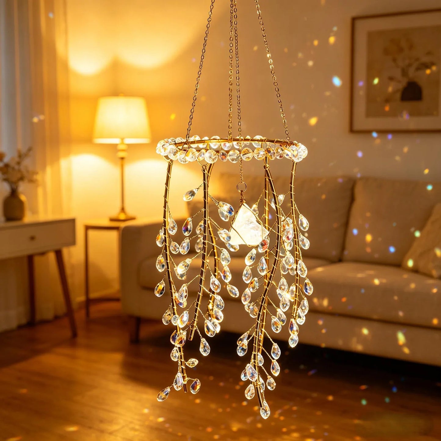Handmade Willow Tree Crystal Prism Rainbow Maker -- Mother‘s Day 75% OFF NOW