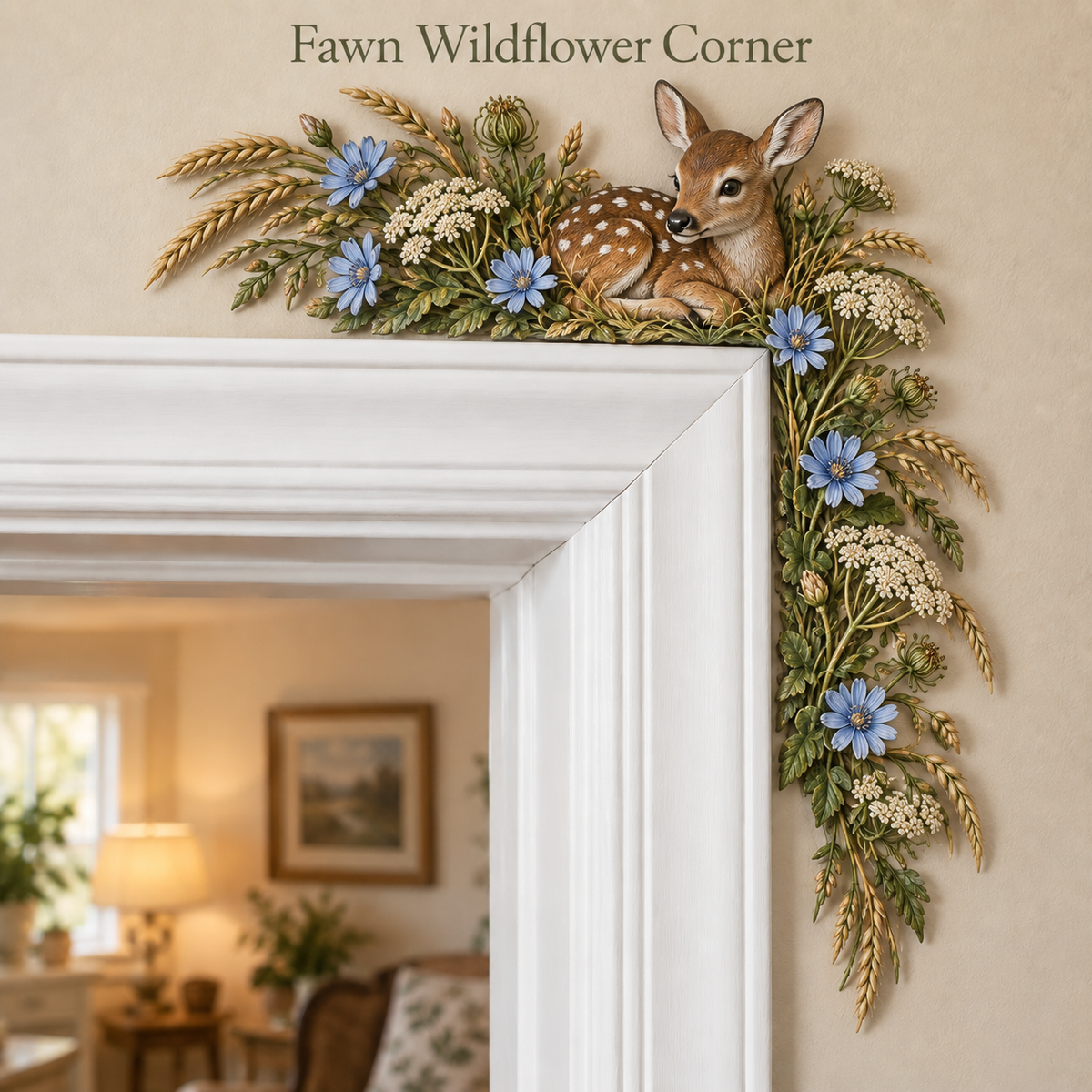 🏡🌱Woodland Animal Door Corner Decor