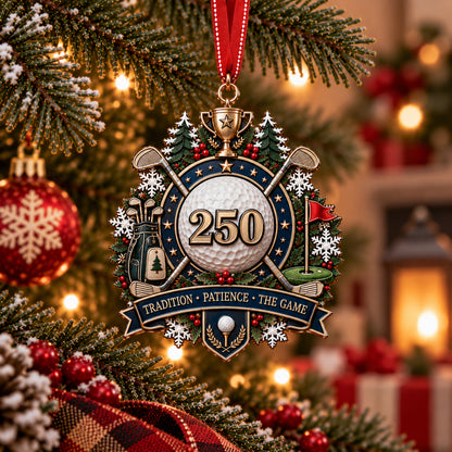 Sports "250" Milestone Christmas Ornament - Festive Holiday Keepsake Gift for Fans & Athletes