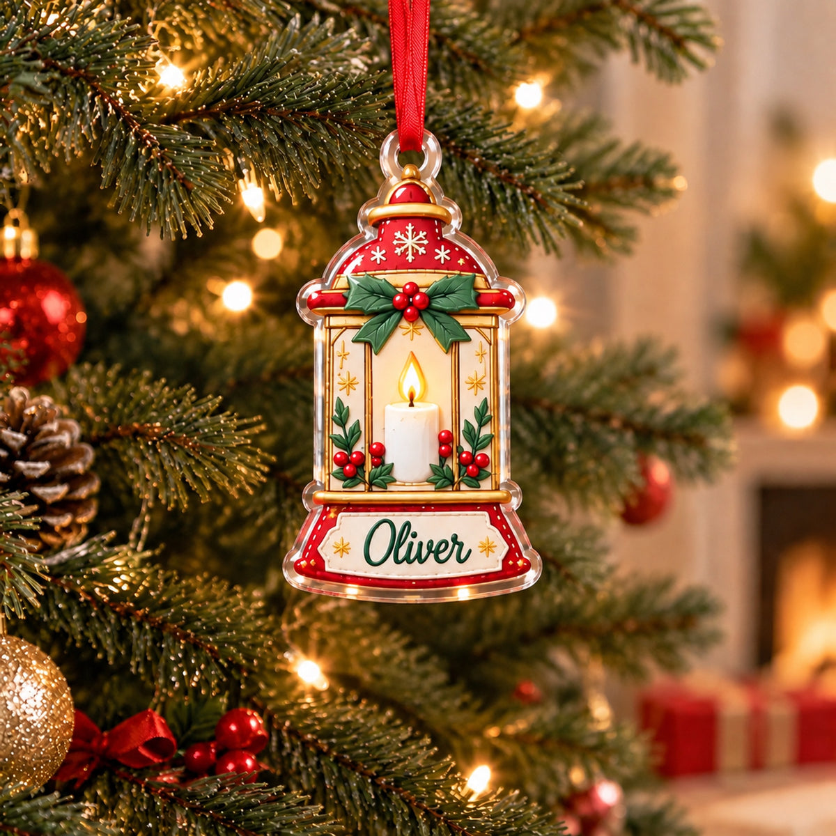 ✨❤️ Personalized Name Christmas Ornament