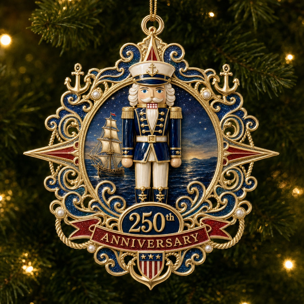 250th Anniversary Hero Tribute Nutcracker Ornaments