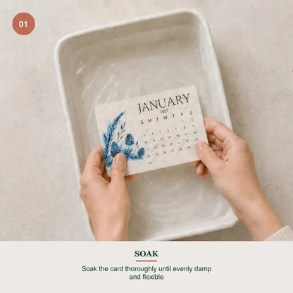 🌱 2027 Seed Paper Calendar – Grow a Garden Month by Month, A Gift of Hope & Sustainability