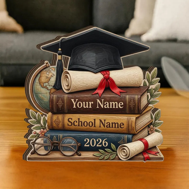 🎓Personalized Graduation Wooden Block