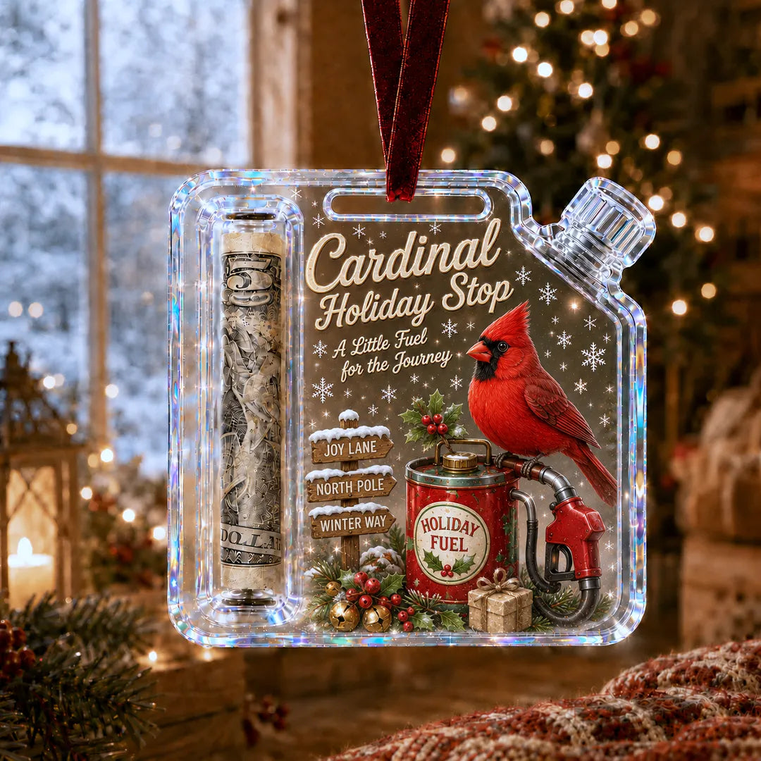 Christmas Fuel-Up Cash Gift Ornament