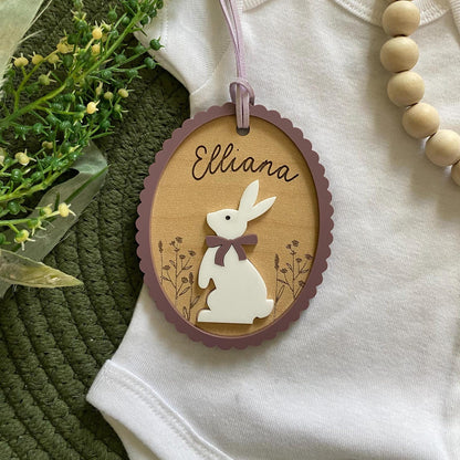 Personalized Easter Ornament / Easter Basket Tag