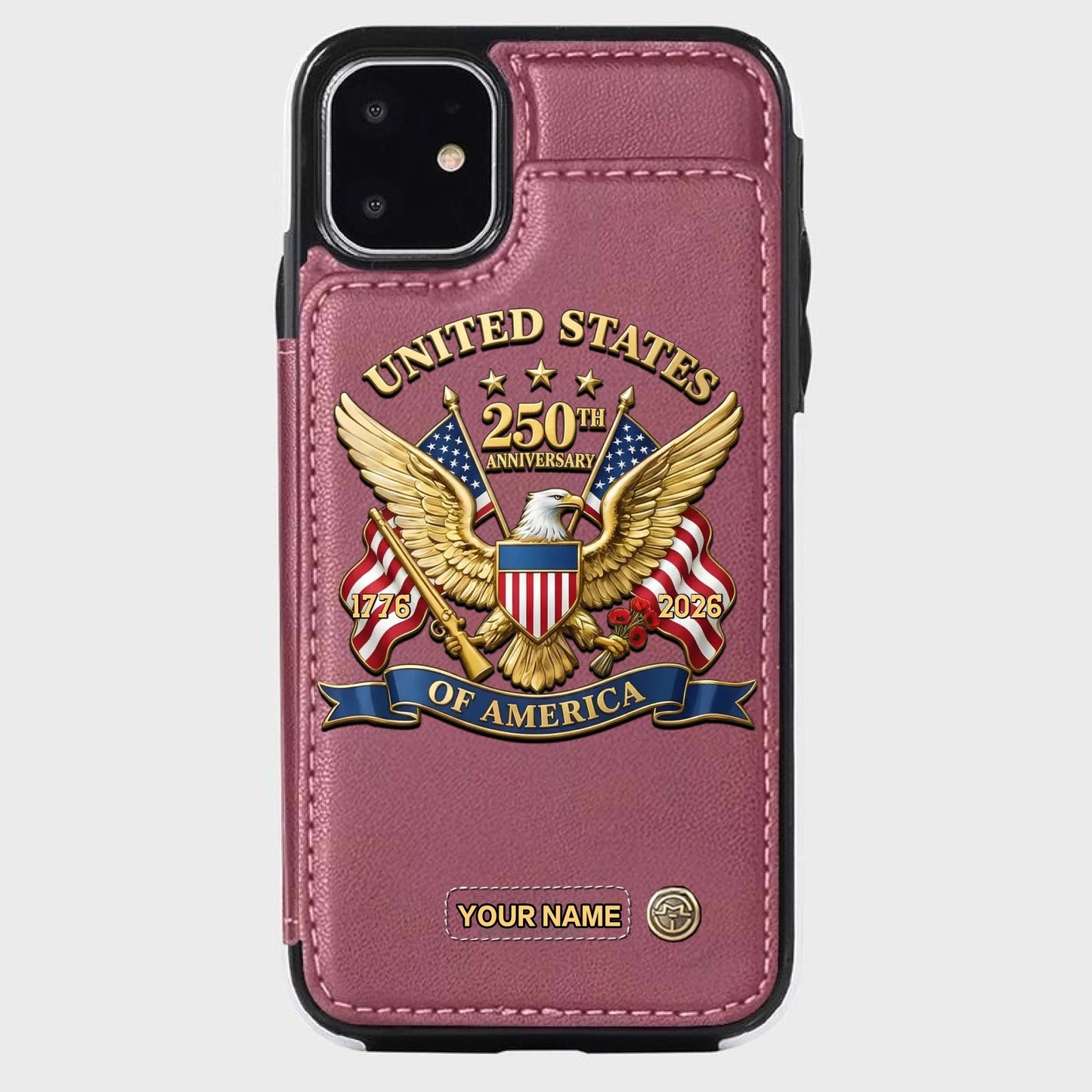 【Father's Day 50% OFF】United States 250th Anniversary Custom Wallet Phone Case