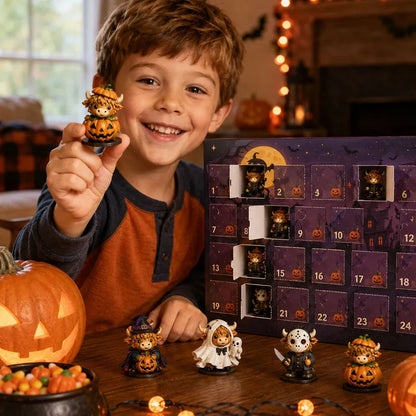 2026 Highland Cow Halloween Countdown Calendar