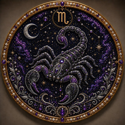 🌙♈ 12 Zodiac Signs Pearl Art Kit