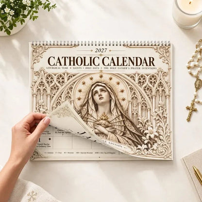 ✝️ 2027 Catholic Liturgical Wall Calendar