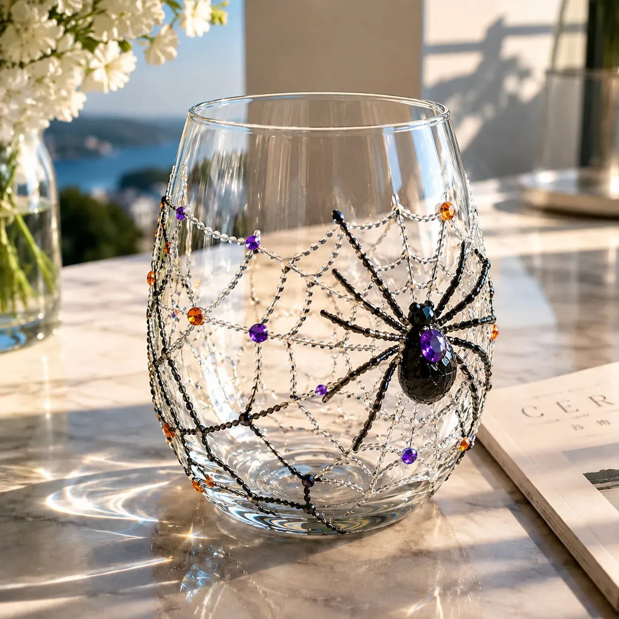 🎃 3D Halloween Artisan Glassware Collection - For Magical Halloween Sips