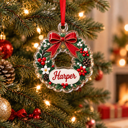 ✨❤️ Personalized Name Christmas Ornament