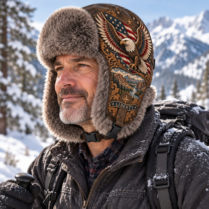 🦅 American Eagle Liberty Trapper Hat