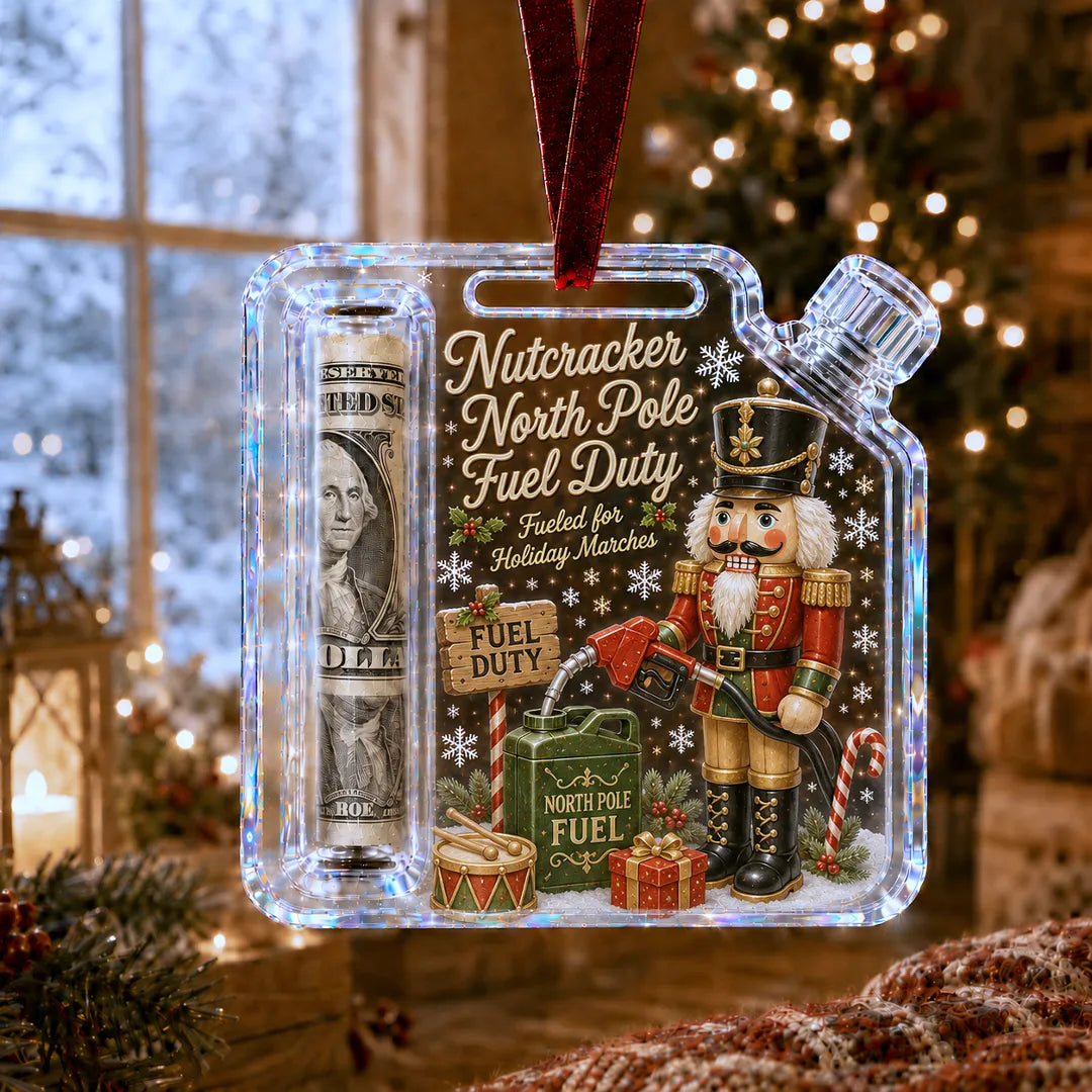Christmas Fuel-Up Cash Gift Ornament
