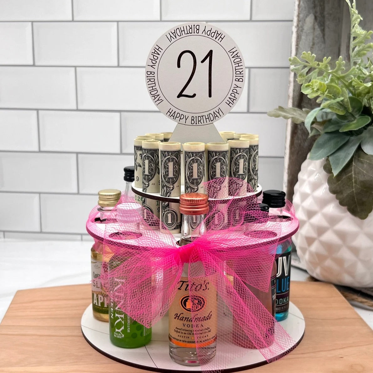 🎉 Custom Birthday Drink Tower