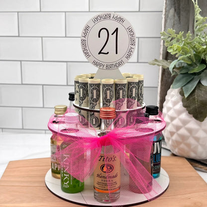 🎉 Custom Birthday Drink Tower