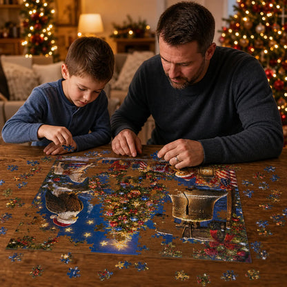 🎄🦅 250th Anniversary Christmas Jigsaw Puzzle