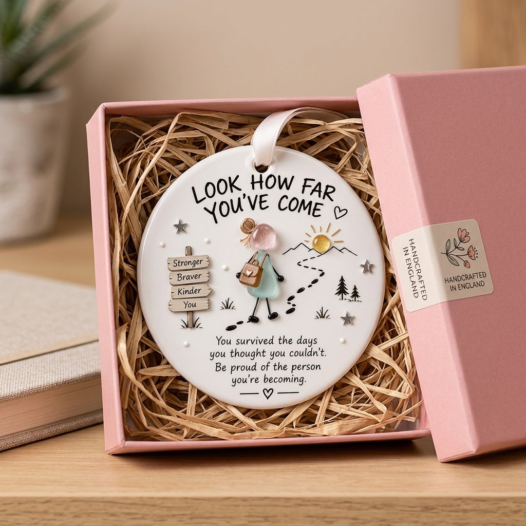 🎄 Inspirational Ceramic Ornament