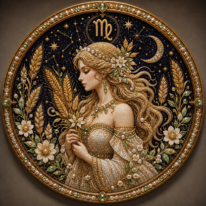 🌙♈ 12 Zodiac Signs Pearl Art Kit