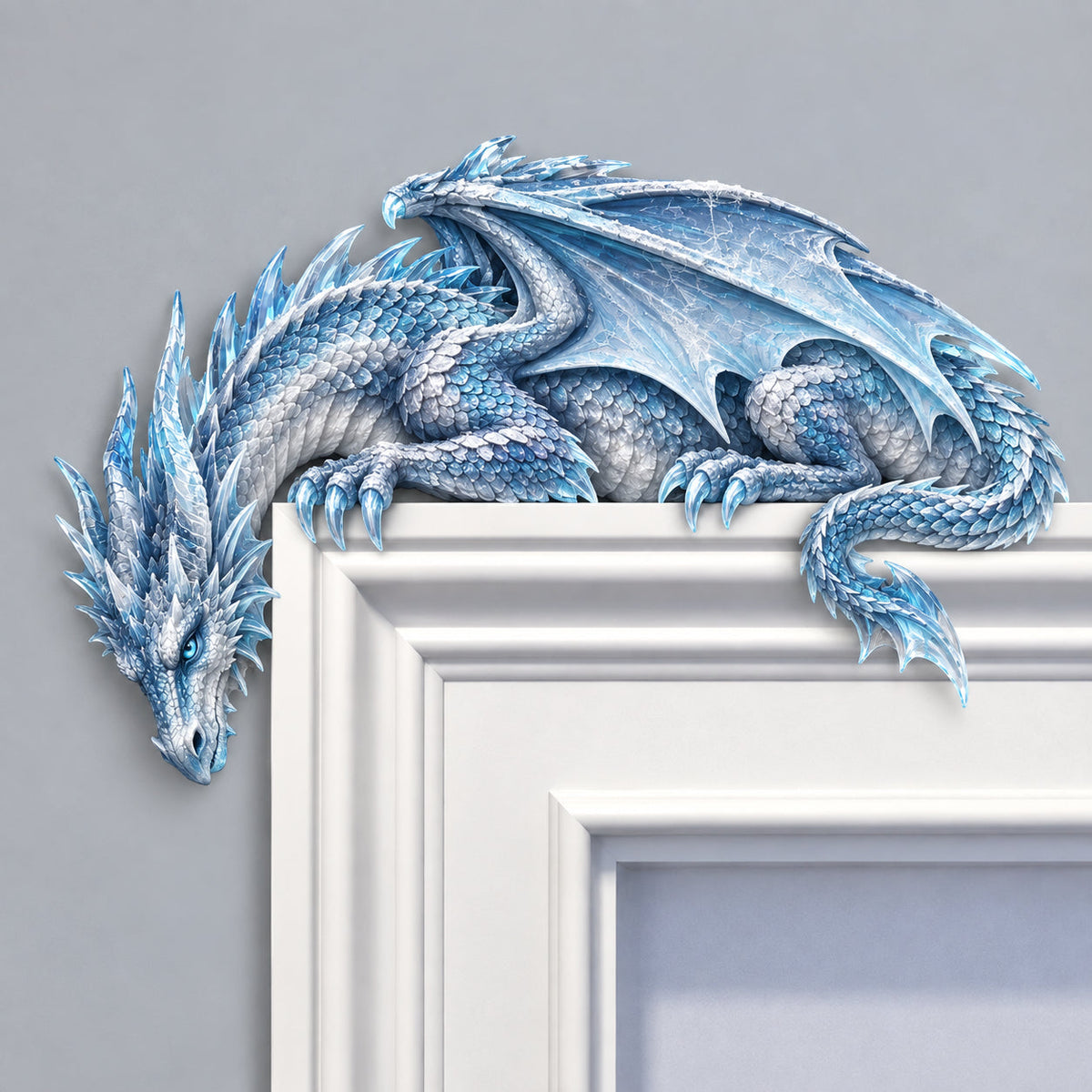 ⏳ Last Day 50% OFF – 🐉🔥 Sleeping Dragon Door Topper