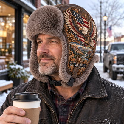 🦅 American Eagle Liberty Trapper Hat