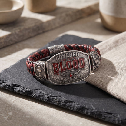 ✝️ Covered by the Blood Bracelet – Wear Your Victory on Your Wrist.