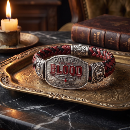 ✝️ Covered by the Blood Bracelet – Wear Your Victory on Your Wrist.