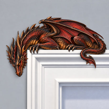 ⏳ Last Day 50% OFF – 🐉🔥 Sleeping Dragon Door Topper