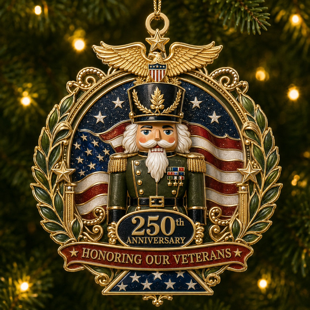 250th Anniversary Hero Tribute Nutcracker Ornaments