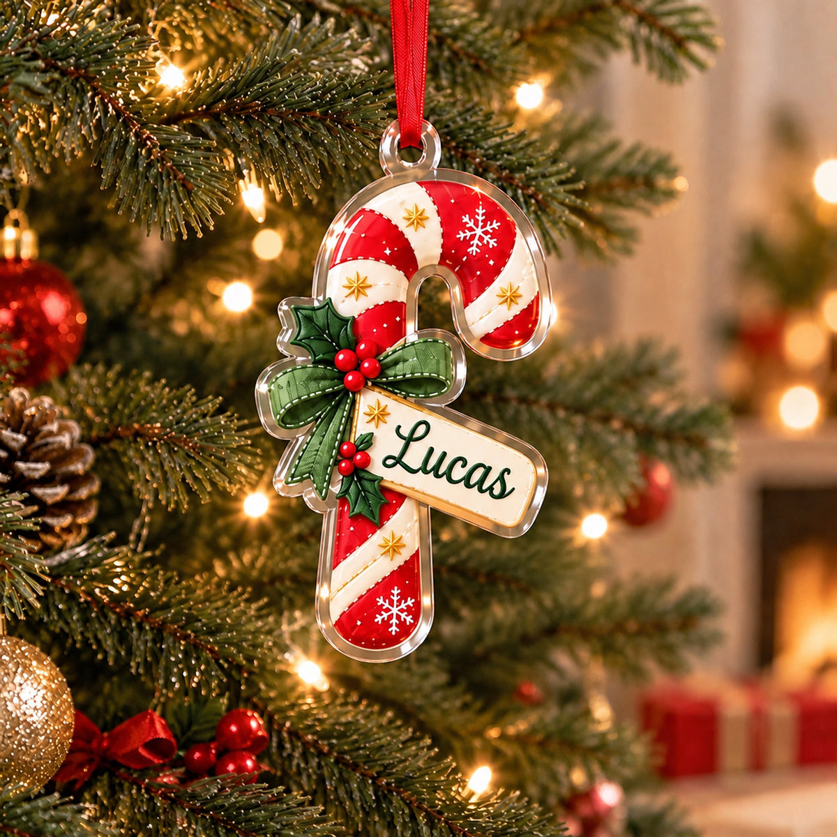 ✨❤️ Personalized Name Christmas Ornament