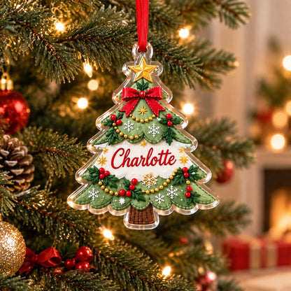 ✨❤️ Personalized Name Christmas Ornament