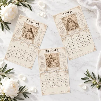 ✝️ 2027 Catholic Liturgical Wall Calendar