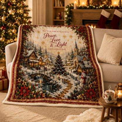 🎄Festive Holiday Blanket
