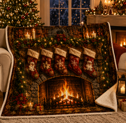 🎄Festive Holiday Blanket