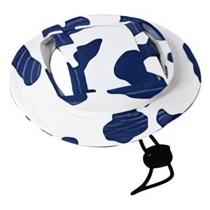 Personalized Multicolor Milk Pattern Adjustable Pet Bucket Hat with Embroidered Name Pet Daily Wear Birthday Gift for Pet Mom Dad Pet Lovers