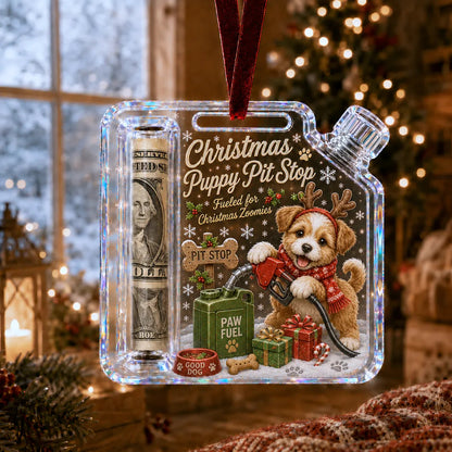 Christmas Fuel-Up Cash Gift Ornament