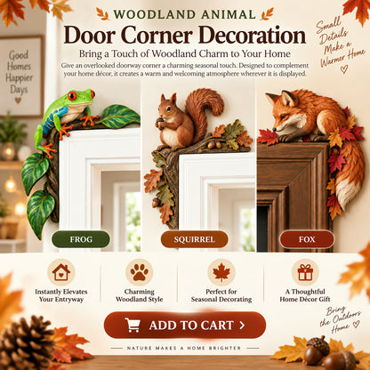 🍂 Woodland Animal Door Corner Decoration