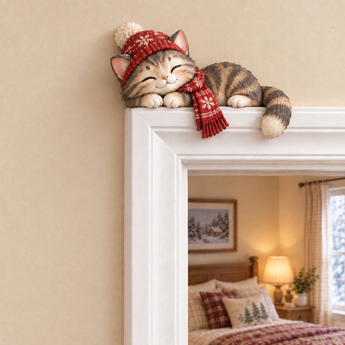 🐱🐾Adorable Kitty Door Frame Corner Decor